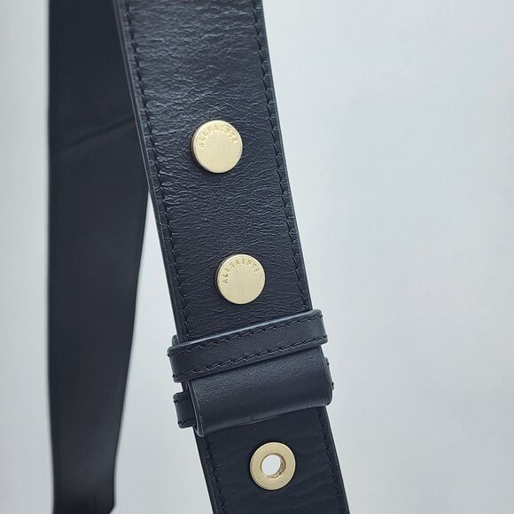 AllSaints Sheringham Quilted Leather White Shoulder Bag - Picture 10 of 15